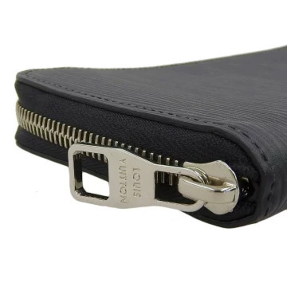Louis Vuitton Epi Zippy Wallet Vertical Round Zipper Long Noir Black - Picture 6 of 8